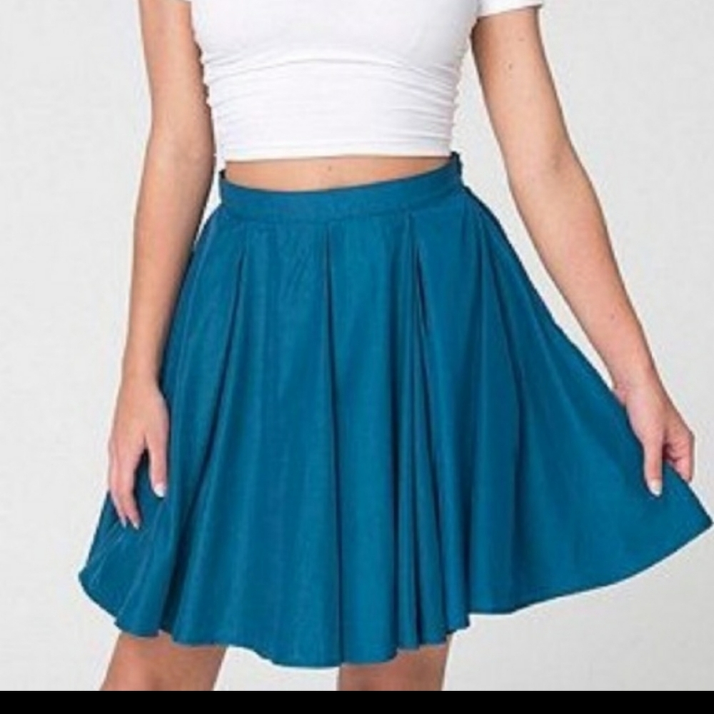 American Apparel Gore Mini Skirt